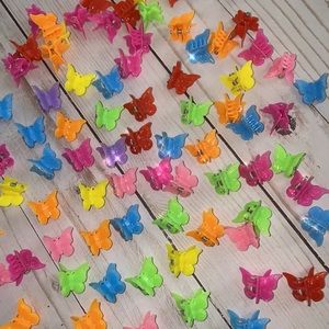 90s Colorful Butterfly Clips
